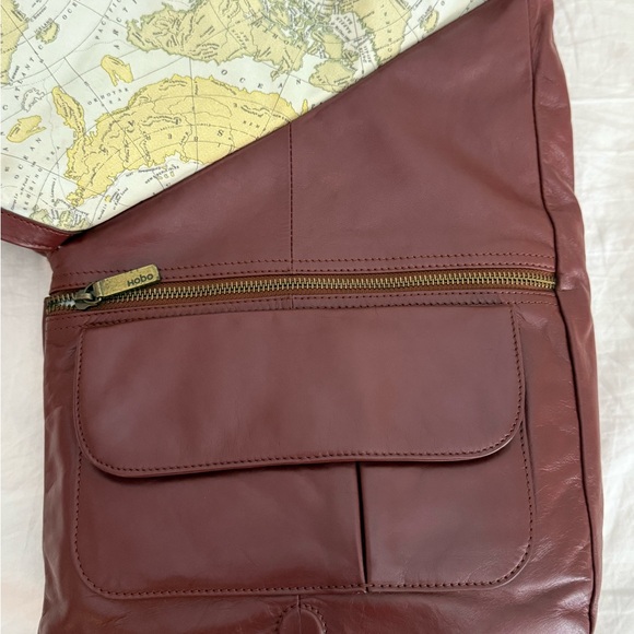 Vintage HOBO Brown Leather Crossbody Bag - Picture 11 of 11